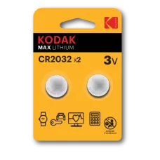 Батарейка Kodak CR2032-2BL 2/60/240 (30417687) Батарейка Kodak CR2032-2BL 2/60/240 (30417687)