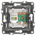 Розетка комбинированная RJ45+TV, IP20, Эра12, 12-3110-04 ЭРА шампань 10/100 ЦЕНА▼