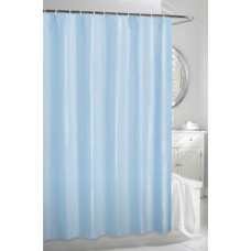 Занавеска для ванной 180х180 см голубая Рыжий кот