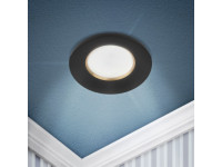 Точечный светильник ЭРА KL107 BK/GD MR16 GU5.3 черный золото