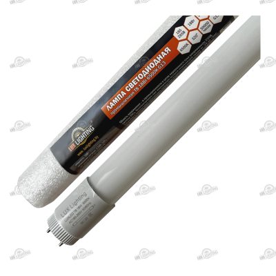 LUXLIGHTING Лампа светодиодная промышленная Т8 18W 6500K G13 1200мм