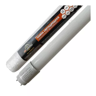 LUXLIGHTING Лампа светодиодная промышленная Т8 18W 6500K G13 1200мм