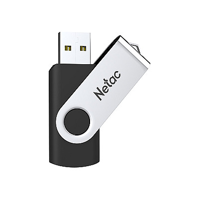 Netac USB 3.0 флеш-диск 32GB U505 пластик+металл Black/Черный