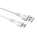Кабель BX51 MicroUSB - USB 2,4A белый, 1 метр BOROFONE 3/360