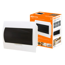 Бокс TDM ЩРВ-П IP41, 12 модулей встраиваемый пластик 1/10