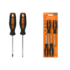 Набор отверток 4 шт.: SL5х75, SL6х100, PH1х75, PH2х100 (блистер), CR-V "Алмаз" TDM /8 Набор отверток 4 шт.: SL5х75, SL6х100, PH1х75, PH2х100 (блистер), CR-V "Алмаз" TDM /8