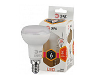 ЭРА Лампа светодиодная QX LED R50-6W-827-E14  (арт. R50-6W-827-E14)  5Вт E14 теплый свет/10