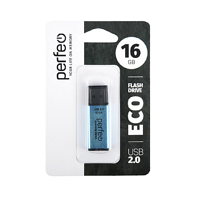 Perfeo USB флэш-диск 16GB E03 Blue economy series