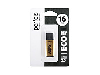 Perfeo USB флэш-диск 16GB E03 Gold economy series