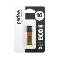Perfeo USB флэш-диск 16GB E03 Gold economy series