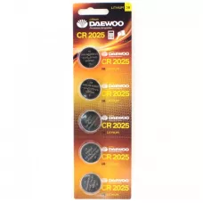 Батарейка DAEWOO CR2025-BP5 100/5000 Батарейка DAEWOO CR2025-BP5 100/5000