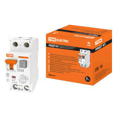 Авт. выкл. дифференциального тока TDM 63 С25 30мА 6/60 Авт. выкл. дифференциального тока TDM 63 С25 30мА 6/60