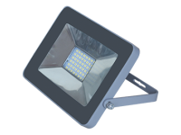 Прожектор светодиодный Ecola LED10,0W 220V 4200K IP65 тонкий Серебристо-серый 115x80x14