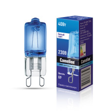 Camelion Лампа галогенная G9 40W 220V (COOL, без рефлектора) 3/100/1000 Camelion Лампа галогенная G9 40W 220V (COOL, без рефлектора) 3/100/1000