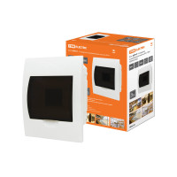 Бокс TDM ЩРВ-П IP40, 6 модулей, встраиваемый пластик /20