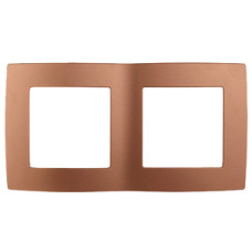 Рамка на 2 поста, Эра12, 12-5002-14 ЭРА медь 10/100 ЦЕНА ▼