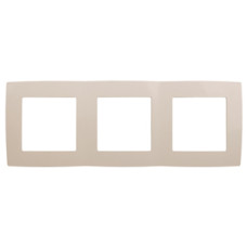 Рамка на 3 поста, Эра12, 12-5003-02 ЭРА слоновая кость 15/150