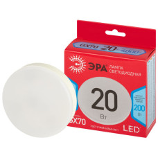 ЭРА Лампа светодиодная RED LINE LED GX-20W-840-GX70 R 20Вт таблетка яркий белый свет /мин.3шт ЭРА Лампа светодиодная RED LINE LED GX-20W-840-GX70 R 20Вт таблетка яркий белый свет /мин.3шт