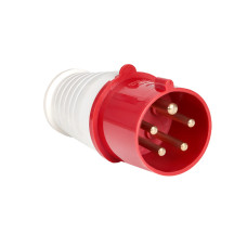 015 Вилка переносная EKF PROxima 3Р+РЕ+N 16А 380В IP44, красная 10/60 015 Вилка переносная EKF PROxima 3Р+РЕ+N 16А 380В IP44, красная 10/60