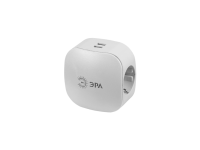 Разветвитель ЭРА SP-3e-USB-2A на 3 розетки + 2 USB с заземлением со шторками 16А белый