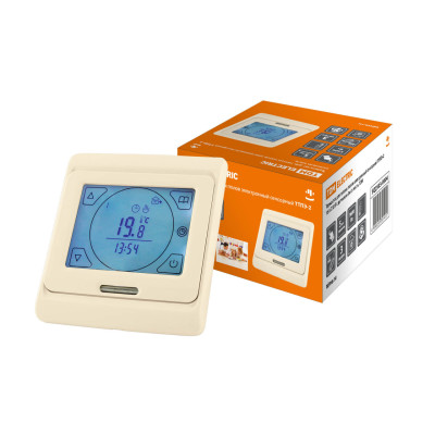 Термостат для теплых полов электронный сенсорный ТТПЭ-2 16А 250В с датчиком 3м сл костьTDM Термостат для теплых полов электронный сенсорный ТТПЭ-2 16А 250В с датчиком 3м сл костьTDM