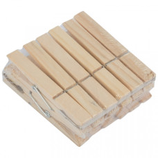 Набор прищепок деревянных (12 шт.) 1/288 Рыжий кот Набор прищепок деревянных (12 шт.) 1/288 Рыжий кот