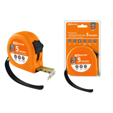 Рулетка, длина 5 м, стальная лента, ширина 19 мм, прорез. покрытие, магнит, "Рубин" TDM/мин.2шт Рулетка, длина 5 м, стальная лента, ширина 19 мм, прорез. покрытие, магнит, "Рубин" TDM/мин.2шт