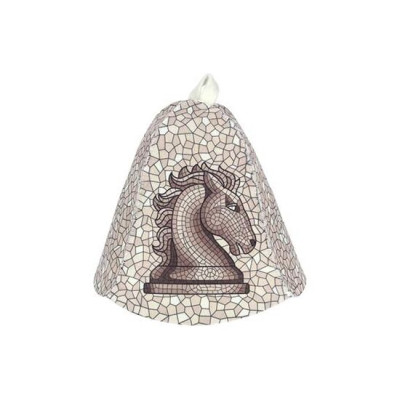 Шапка "Ход конем" Банные штучки, войлок 100%  /20