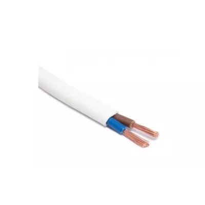 Шнур ШВВП 2х0,75 ГОСТ (200м), белый /крат.200м