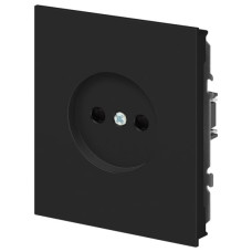 Розетка ЭРА Arktik 16-2106-05 без заземления 2P 16А-250В антрацит Розетка ЭРА Arktik 16-2106-05 без заземления 2P 16А-250В антрацит