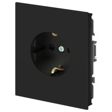 Розетка ЭРА Arktik 16-2101-05 с заземлением 2P+E Schuko 16А-250В антрацит Розетка ЭРА Arktik 16-2101-05 с заземлением 2P+E Schuko 16А-250В антрацит