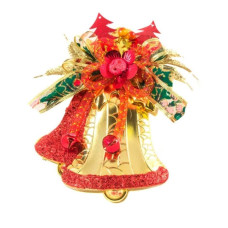 Украшение "Колокольчик" SYLD17-123, размер: 14*19 см, материал: пластмасса, полиэстер, металл Украшение "Колокольчик" SYLD17-123, размер: 14*19 см, материал: пластмасса, полиэстер, металл