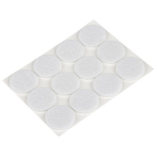 Накладки-протекторы для мебели самоклеящиеся 28мм,  белый Рыжий кот /5