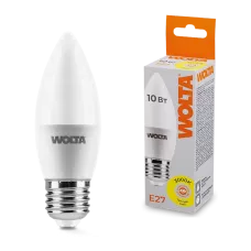 WOLTA Лампа светодиодная C37 10Вт 825лм 3000К Е27 3/50