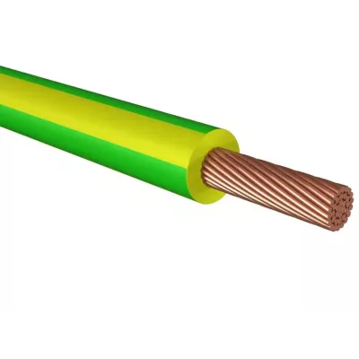 Провод ПуГВ - 1*6 желто-зеленый