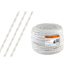 Ретро провод "Эко" 2*2,5 витой ГОСТ белый (20м) TDM /20