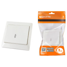 Выключатель 1 кл. на 2 направления 10А белый "Ильмень" TDM