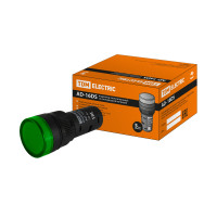 Лампа TDM AD-16DS(LED)матрица d16мм 230В АС, зеленый 20/1000
