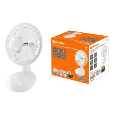 Вентилятор настольный ВС-01 "Тайфун" D15 см, 15 Вт, 230 В, белый, TDM 1/12