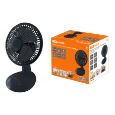 Вентилятор настольный ВС-01 "Тайфун" D15 см, 15 Вт, 230 В, черный, TDM 1/12