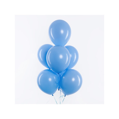 Воздушные шары латексные 12" пастель "Голубой", набор 100 шт. арт. 612111