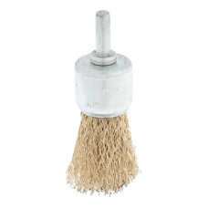 Щетка металлическая для дрели ТУНДРА, со шпилькой, "чашка", 25 мм