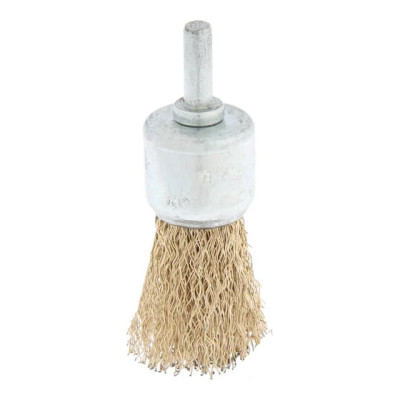 Щетка металлическая для дрели ТУНДРА, со шпилькой, "чашка", 25 мм