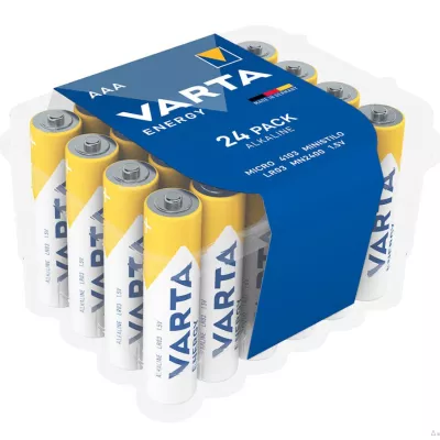 Батарейка VARTA ENERGY LR03 AAA Alkaline BOX 24 24/288