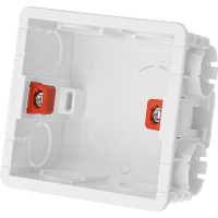 Установочная коробка СП 86х86х50, IP20, инд. штрихкод, TDM