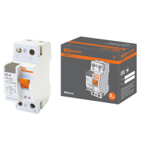 Устройство защитного отключения TDM ВД63 2Р 63А 30мА (электронное) 6/60 Устройство защитного отключения TDM ВД63 2Р 63А 30мА (электронное) 6/60