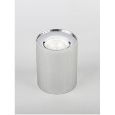 Потол. светил. ЭРА OL1 GU10 SL/CH GU10, 80*100мм, Декор. подсветка, накл., серебро/хром 1/50 ЦЕНА▼