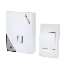 Беспроводной звонок TDM ЗББ-Н-11/2-32М, "народный", на батарейках 32 м, кнопка IP30, 2х1,5В АА 1/100