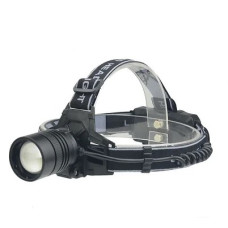 Фонарь налобный, аккум. 2*18650 + зарядка micro, диод P90, Zoom, YM-8052-P90