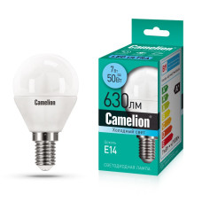 Camelion Лампа светодиодная LEDRB/7 G45 7Вт Е14 4000К 10/100 Camelion Лампа светодиодная LEDRB/7 G45 7Вт Е14 4000К 10/100